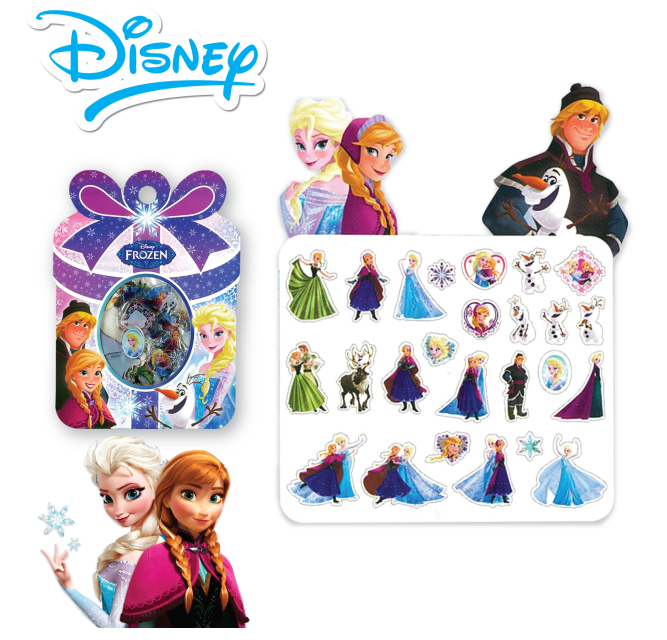 สติ๊กเกอร์ DG ARTS No.STFLFZ-003 FROZEN