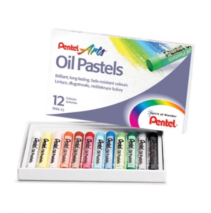 สีชอล์ค ST oil pastels for artist 12 สี