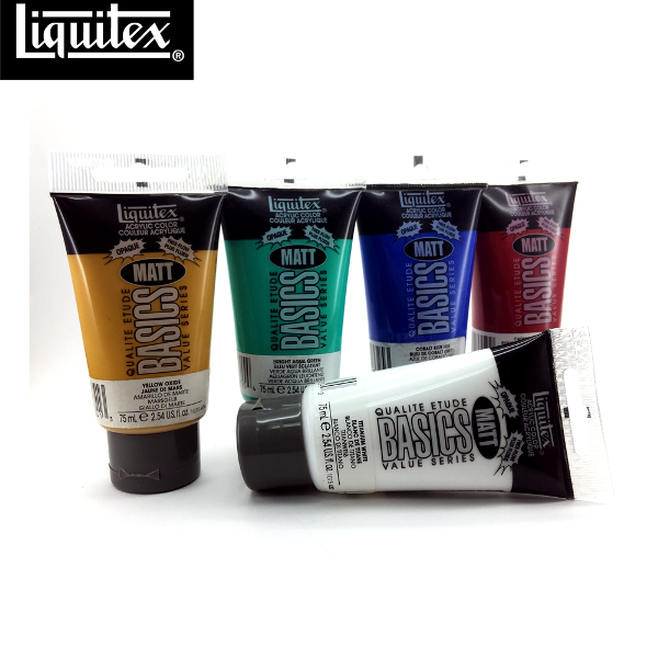 (SALE)สีอคริลิค Liquitex Basics 75ml. ( 432 Titanium White)