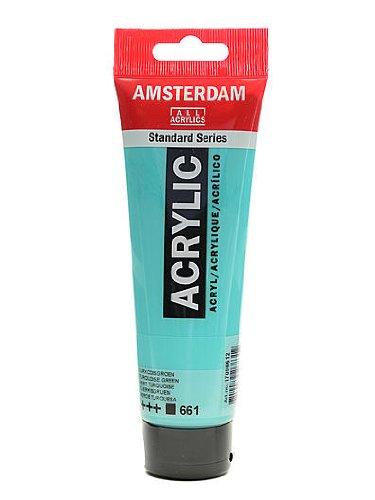 สี AMSTERDAM  Acrylic 120ml. #661 Turquoise Green