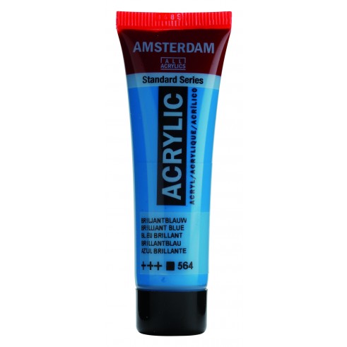 สี AMSTERDAM  Acrylic 120ml. #564 BRILLIANT BLUE