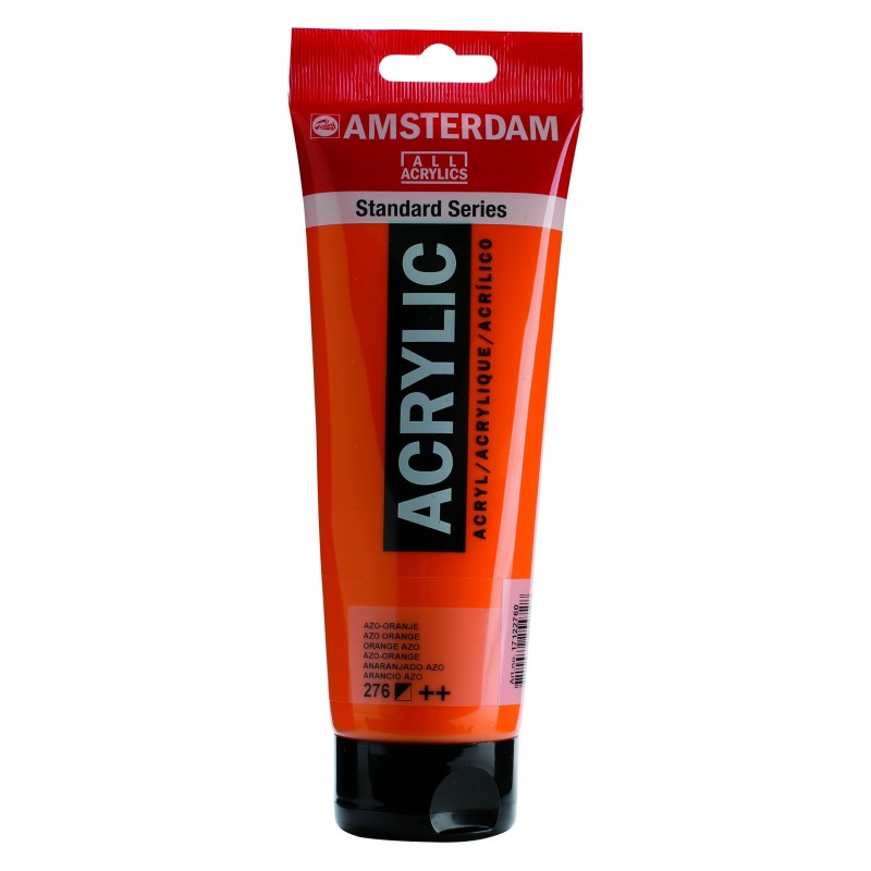 สี AMSTERDAM  Acrylic 120ml. #276 AZO ORANGE