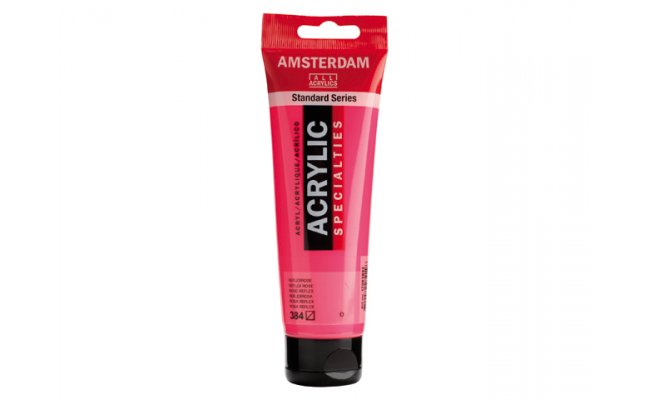 สี AMSTERDAM  Acrylic 120ml. #384 Reflex Rose