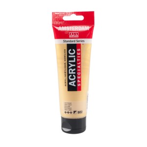 สี AMSTERDAM  Acrylic 120ml. #802 LIGHT GOLD