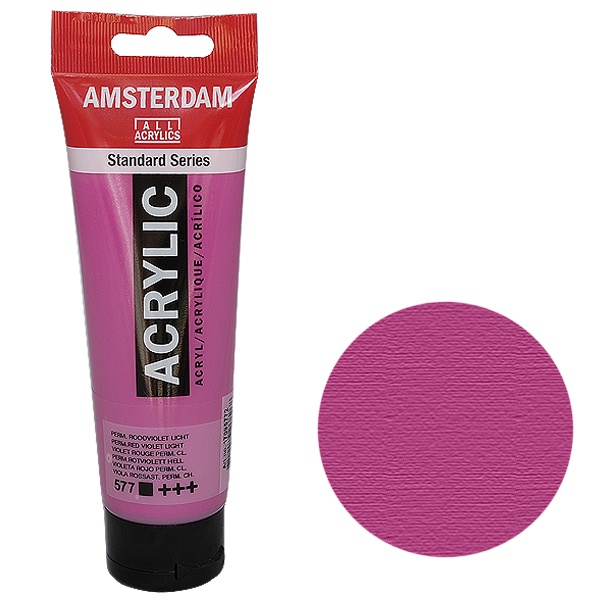 สี AMSTERDAM  Acrylic 120ml. #577 RED VIOLET LIGHT