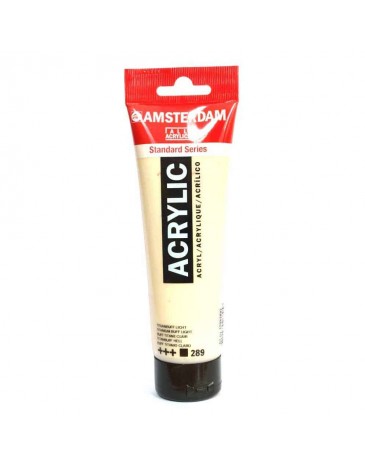 สี AMSTERDAM  Acrylic 120ml. #289 Titanium Buff Light