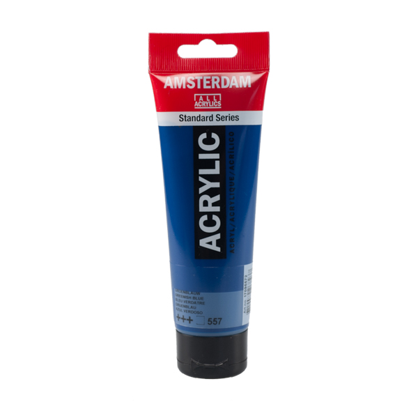 สี AMSTERDAM  Acrylic 120ml. #557 Greenish Blue