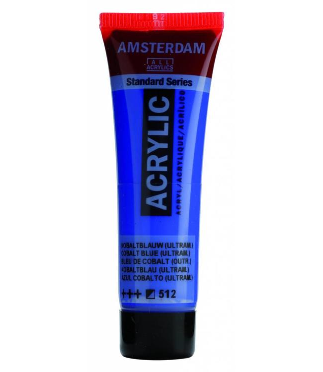 สี AMSTERDAM  Acrylic 120ml. #512 COBAT BLUE