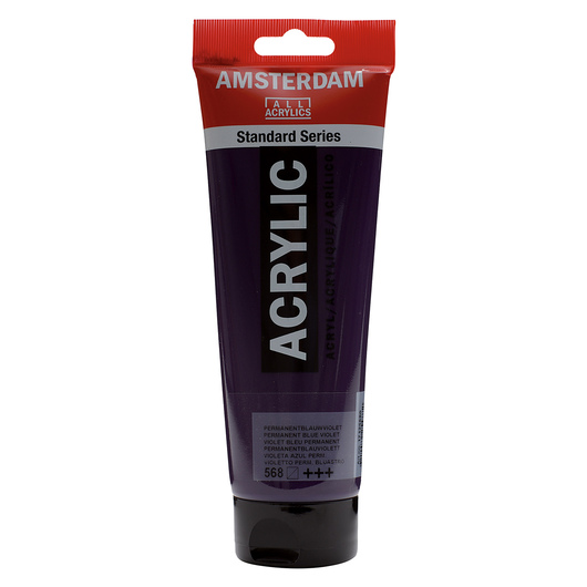 สี AMSTERDAM  Acrylic 120ml. #568 PREMANENT BLUE VIOLET