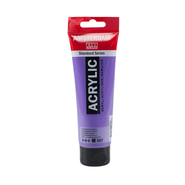 สี AMSTERDAM  Acrylic 120ml. #507 Ultramarine Violet