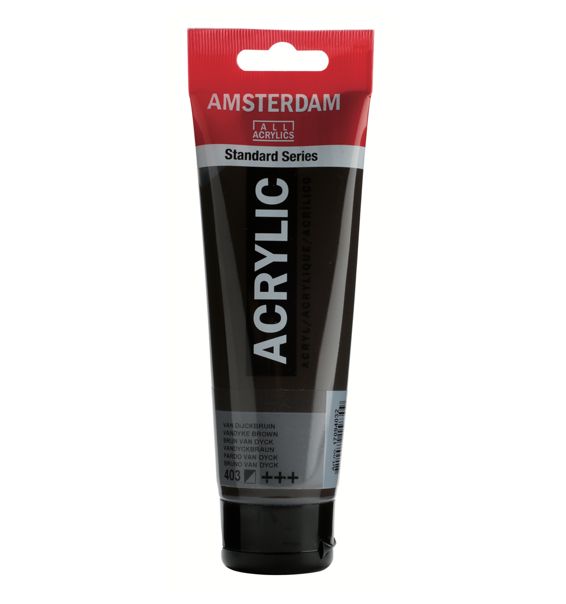 สี AMSTERDAM  Acrylic 120ml. #403 Vandyke Brown