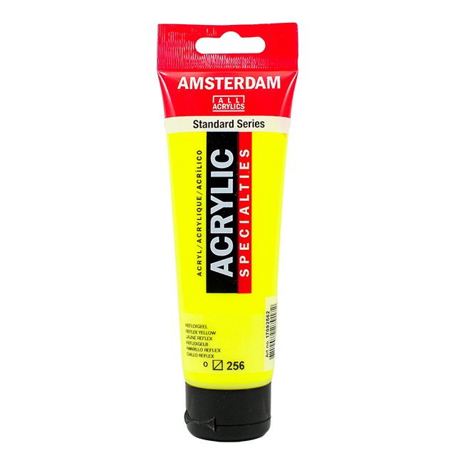 สี AMSTERDAM  Acrylic 120ml. #256 Reflex Yellow