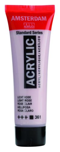 สี AMSTERDAM  Acrylic 120ml. #361 Light Rose