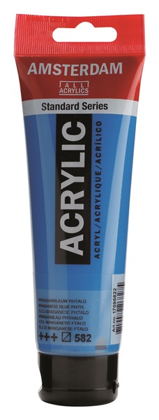 สี AMSTERDAM  Acrylic 120ml. #582 BLUE PHTH