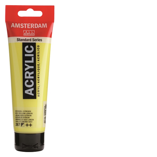 สี AMSTERDAM  Acrylic 120ml. #267 Azo Yellow Lemon