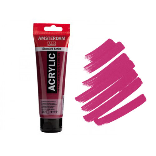 สี AMSTERDAM  Acrylic 120ml. ( 567 PERMANENT RED VIOLET)