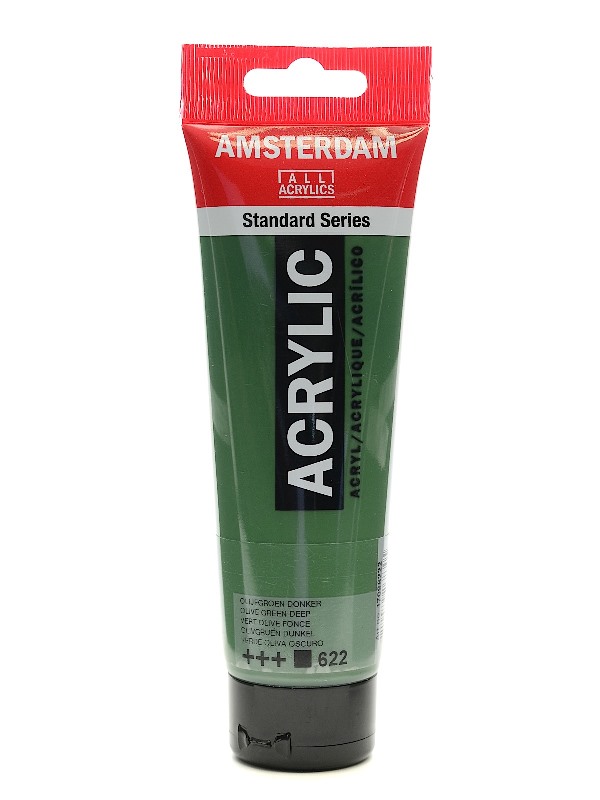 สี AMSTERDAM  Acrylic 120ml. #622 OLIVE GREEN DEEP