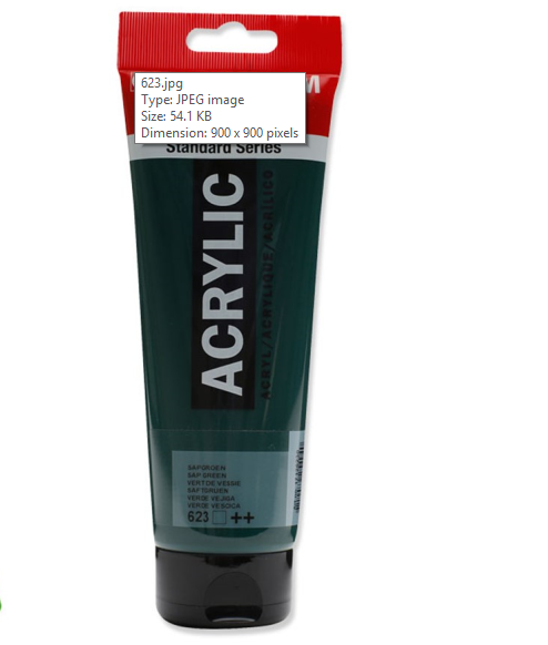 สี AMSTERDAM  Acrylic 120ml. #623 SAP GREEN