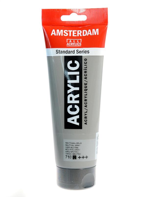 สี AMSTERDAM  Acrylic 120ml. #710 NEUTRAL GREY