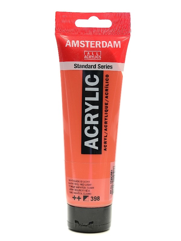 สี AMSTERDAM  Acrylic 120ml. #398 NAPHTOL RED LIGHT