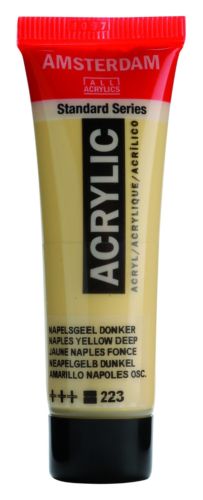 สี AMSTERDAM  Acrylic 120ml. #223 Naples Yellow Deep