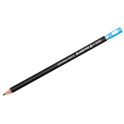 ดินสอไม้ เขียนแบบ ตราม้า H-8800 เกรด 4H
