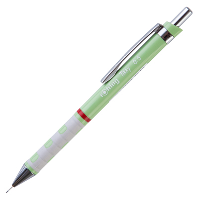 (SALE)ดินสอกด Rotring Tikky 0.5 สีเขียวมะนาว - Spring green