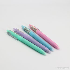 ปากกาลูกลื่น EDU Semi-Gel Pen OG-573F 0.5mm สีน้ำเงิน ด้ามคละสี