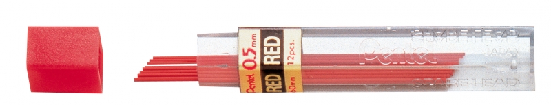 ไส้ดินสอ Pentel 0.5mm สีแดง Red
