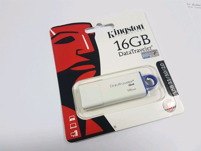 อุปกรณ์เก็บสำรองข้อมูล USB Kingston 16GB - Datatraveler USB 3.1/3.0/2.0