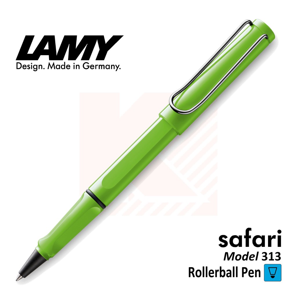 ปากกาซายเพน LAMY รุ่น Safari 313 ด้ามสีเขียวใบตอง