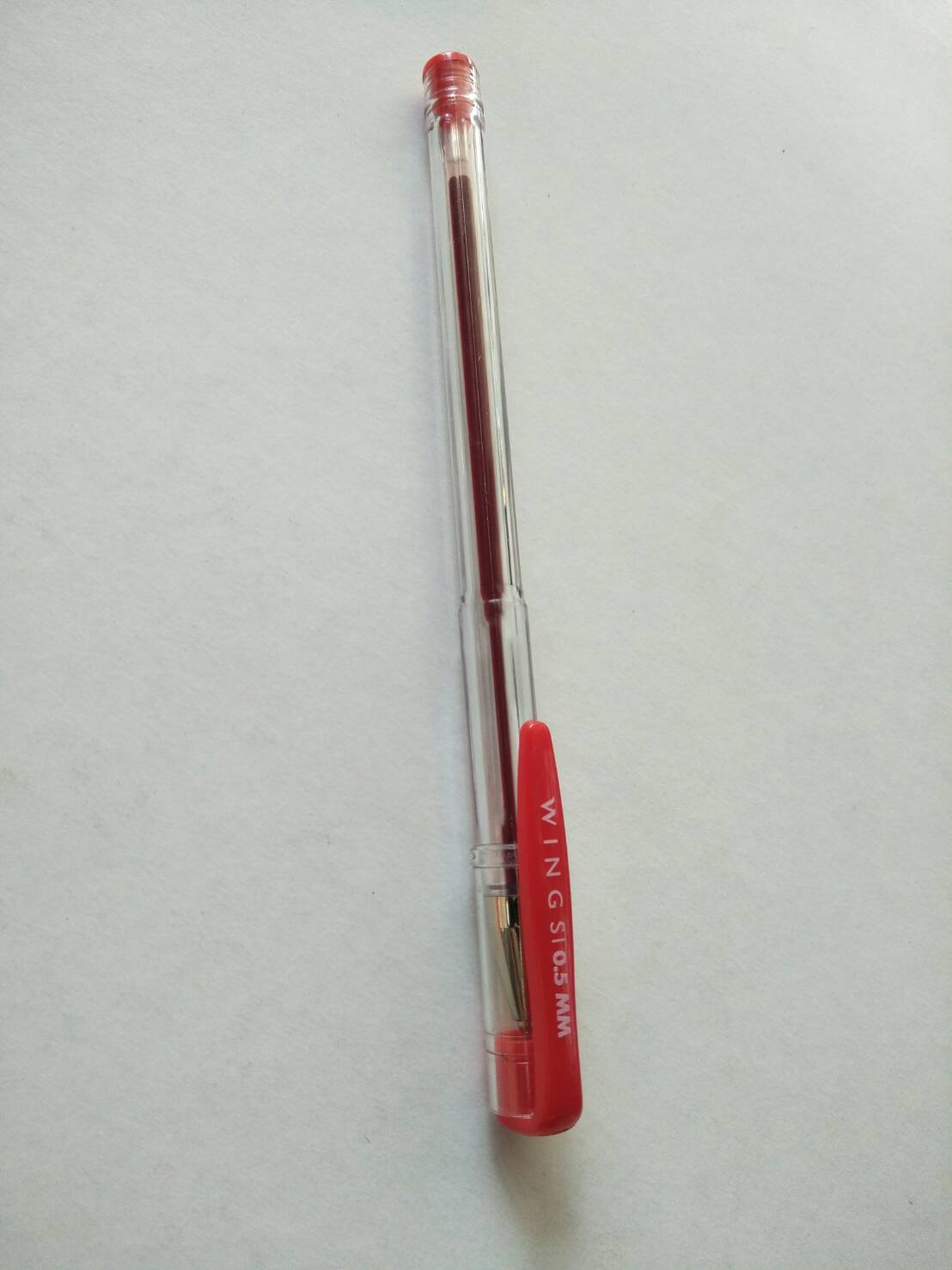 ปากกา Oil Gel Pen 1p-OG502 WINGSI 0.5 MM. สีแดง