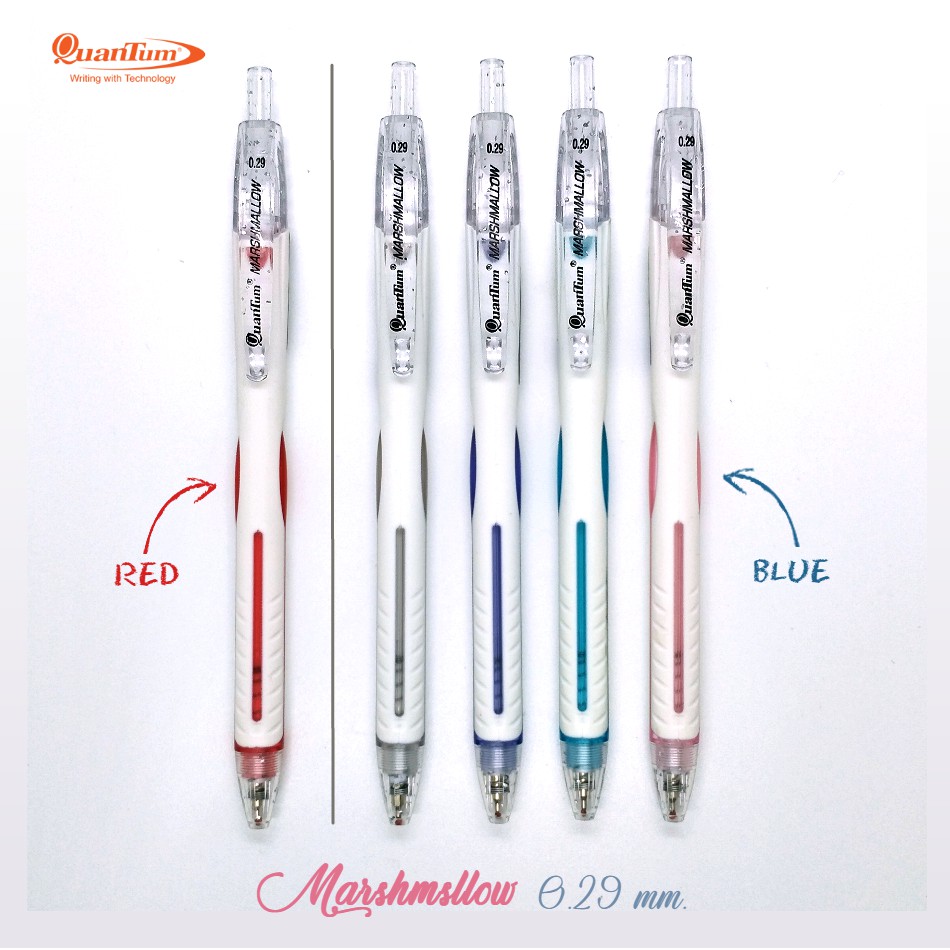 ปากกา Quantum Marshmallow 0.29 mm. สีน้ำเงิน