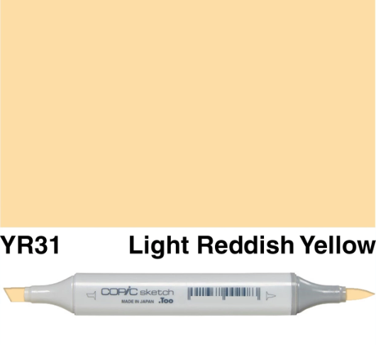 (SALE)ปากกา Copic  Sketch ญี่ปุ่น สี YR31 Light  Reddish Yellow