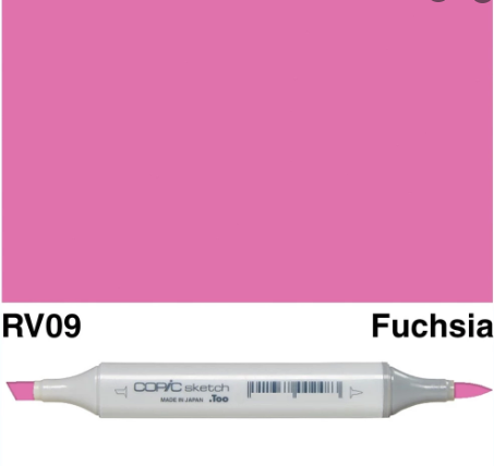 (SALE)ปากกา Copic  Sketch ญี่ปุ่น สี RV09 Fuchsia