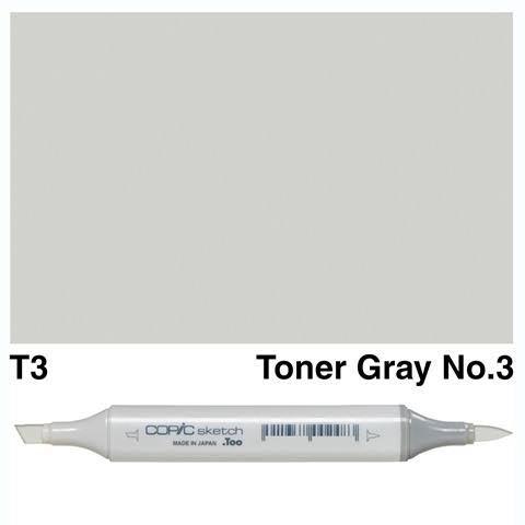 (SALE)ปากกา Copic  Sketch ญี่ปุ่น สี T3 Toner Gray NO.3