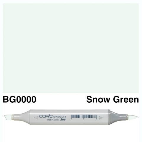 (SALE)ปากกา Copic  Sketch ญี่ปุ่น สี BG0000 Snow Green