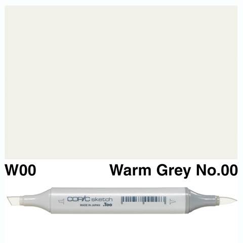 (SALE)ปากกา Copic  Sketch ญี่ปุ่น สีW00 Warm Gray No.00