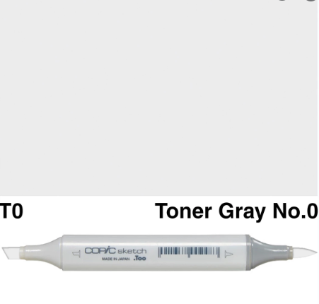 (SALE)ปากกา Copic  Sketch ญี่ปุ่น สี T0 Toner Gray No.0