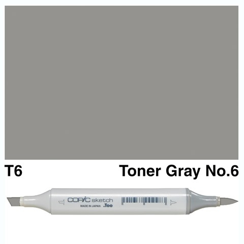 (SALE)ปากกา Copic  Sketch ญี่ปุ่น สี T6 Toner Gray No.6