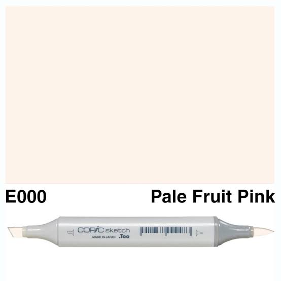 (SALE)ปากกา Copic  Sketch ญี่ปุ่น สี E000 Pale Fruit Pink