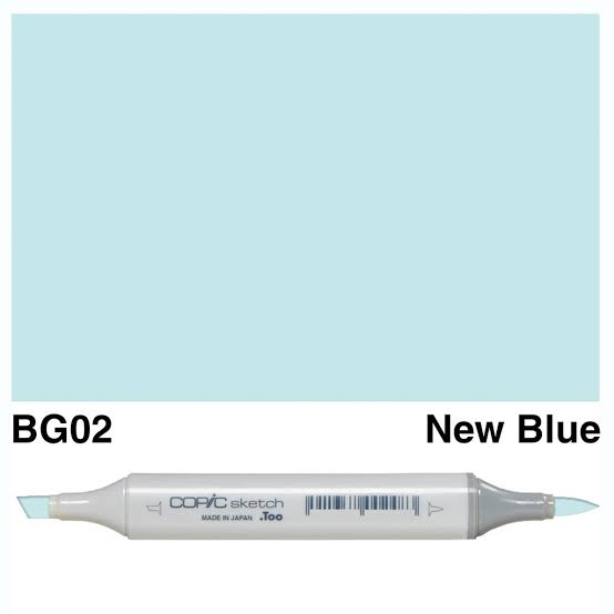 (SALE)ปากกา Copic  Sketch ญี่ปุ่น สี BG02 New Blue