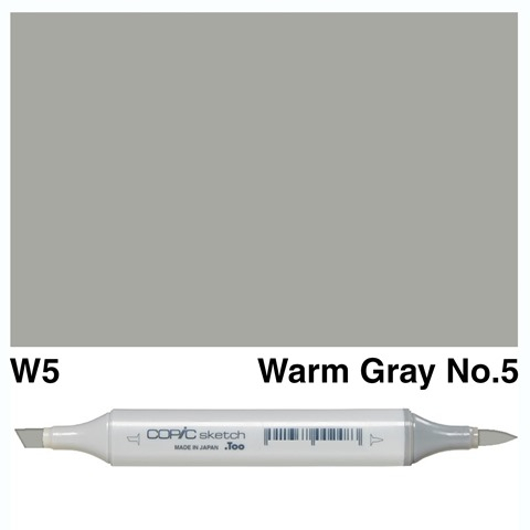 (SALE)ปากกา Copic  Sketch ญี่ปุ่น สี W5 Warm Gray No.5