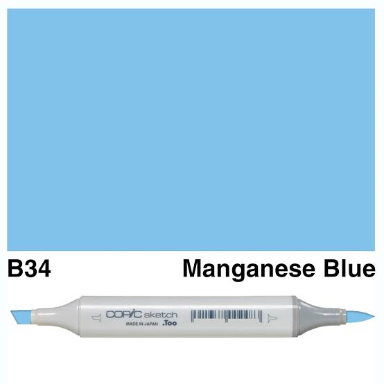 (SALE)ปากกา Copic  Sketch ญี่ปุ่น สี B34 Manganese Blue