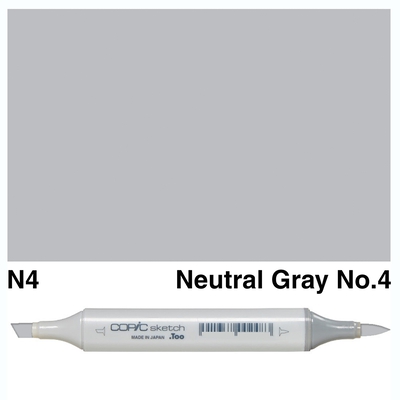 (SALE)ปากกา Copic  Sketch ญี่ปุ่น สี N4 Neutral Gray No.4