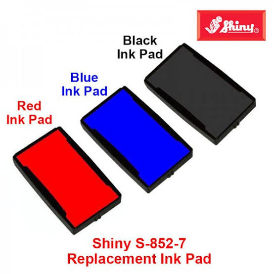 ตลับหมึกรีฟิวส์ตรายาง Refill Shiny NO.S-852-7 หมึกคละสี  (ใช้กับรุ่น S-822-7 ได้)