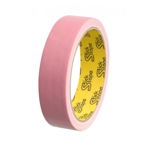 เทปผ้ากาว Stick Tape ขนาด 1 นิ้ว (24mm.x9 yds) สีชมพู