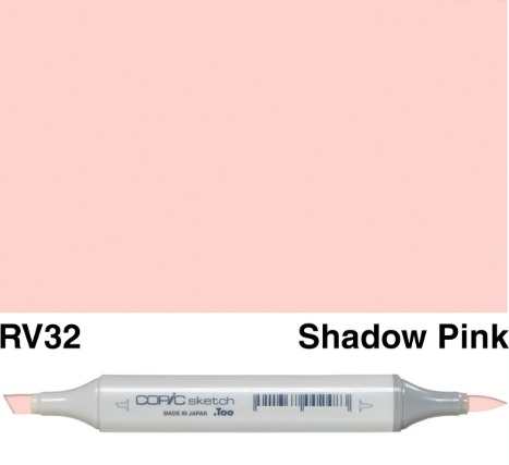 (SALE)ปากกา Copic  Sketch ญี่ปุ่น สี RV32 Shadow Pink