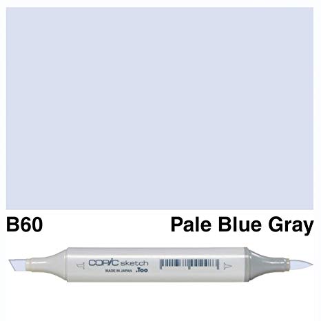 (SALE)ปากกา Copic  Sketch ญี่ปุ่น สี B60 Pale Blue Gray