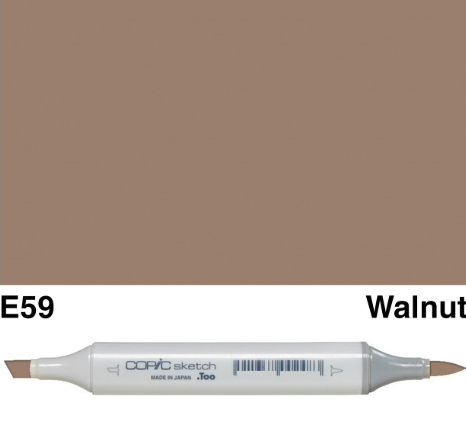 (SALE)ปากกา Copic  Sketch ญี่ปุ่น สี E59 Walnut